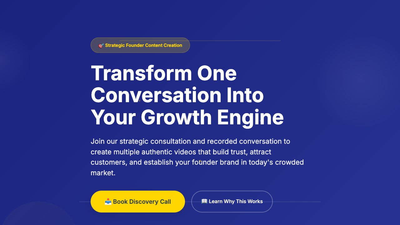 1MinFounder — Founder Video Content